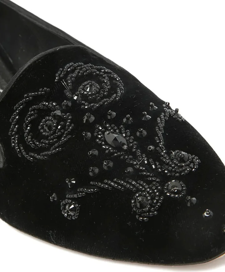 Velvet-Finish Loafers - Image 5