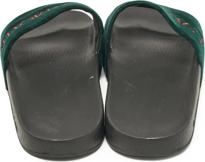 Velvet Flat Sandals - Image 4