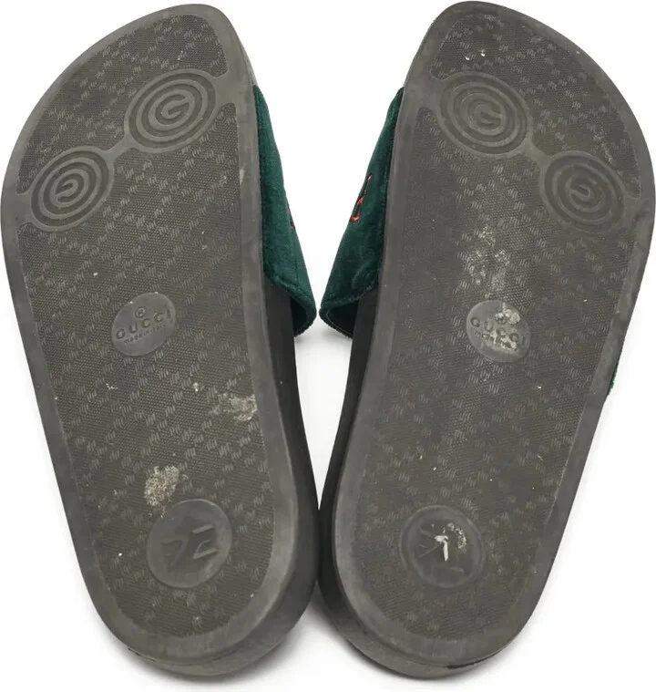 Velvet Flat Sandals - Image 5