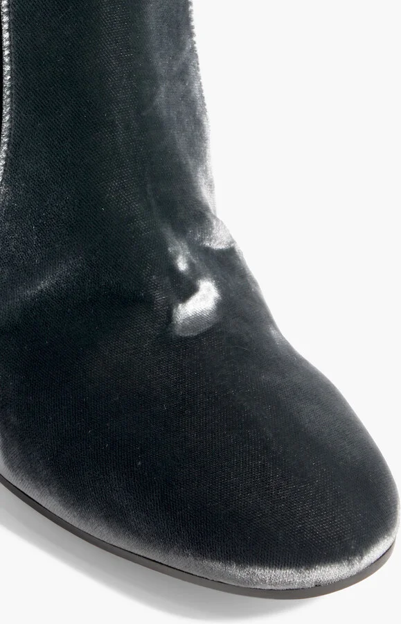 Velvet knee boots - Image 4