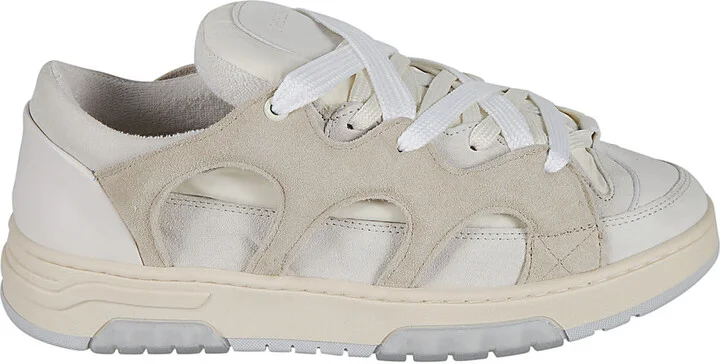 Velvet Logo Sneakers