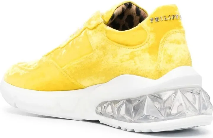 Velvet Low-Top Sneakers - Image 3