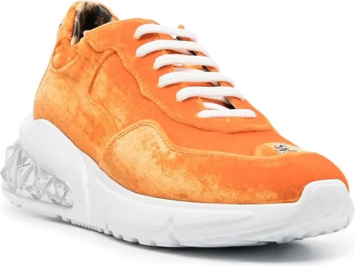 Velvet Low-Top Sneakers - Image 2
