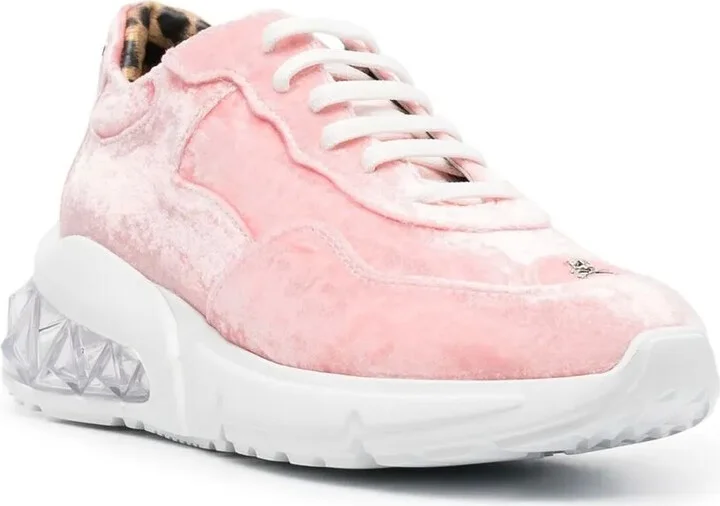 Velvet Low-Top Sneakers - Image 2