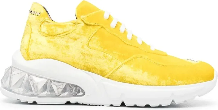Velvet Low-Top Sneakers