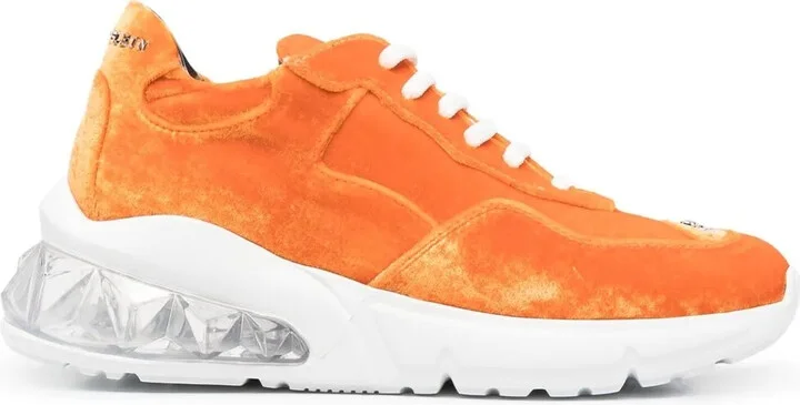 Velvet Low-Top Sneakers