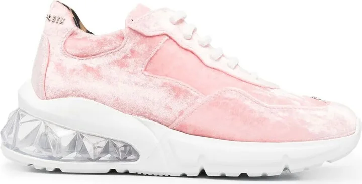 Velvet Low-Top Sneakers