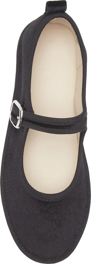 Velvet Mary Jane Flat - Image 5