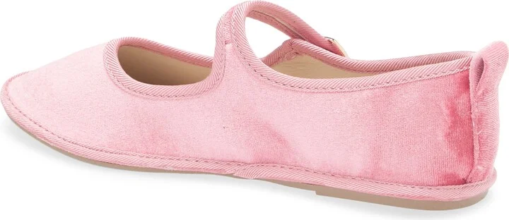 Velvet Mary Jane Flat - Image 8