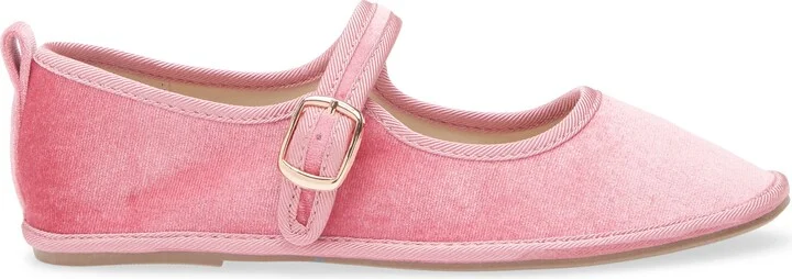 Velvet Mary Jane Flat - Image 10