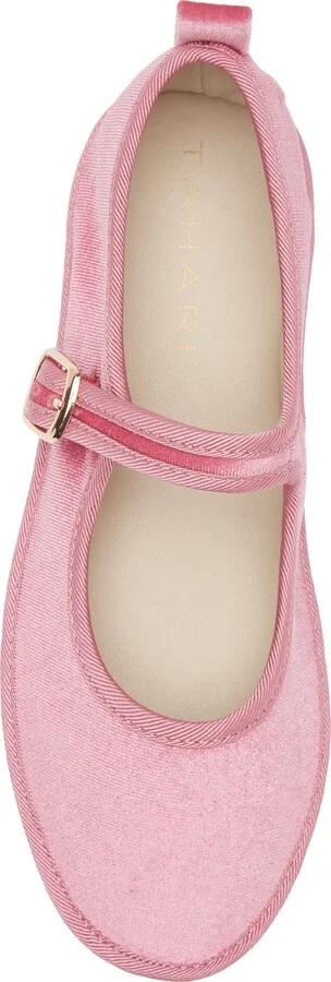 Velvet Mary Jane Flat - Image 11