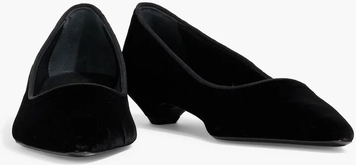Velvet point-toe flats - Image 2