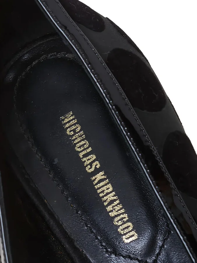Velvet Polka-Dot Loafers - Image 5