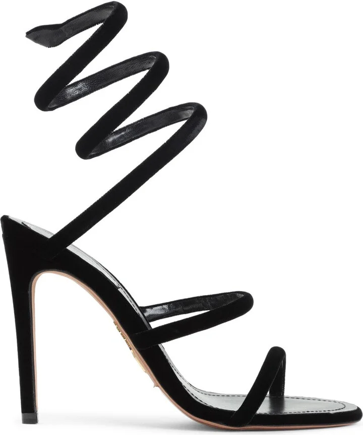 Velvet Snake Sandals