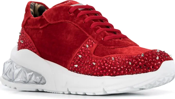 Velvet Studs low-top sneakers - Image 2