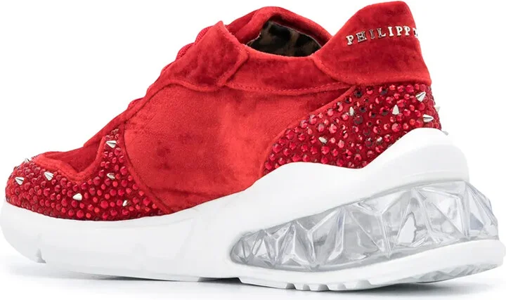 Velvet Studs low-top sneakers - Image 3