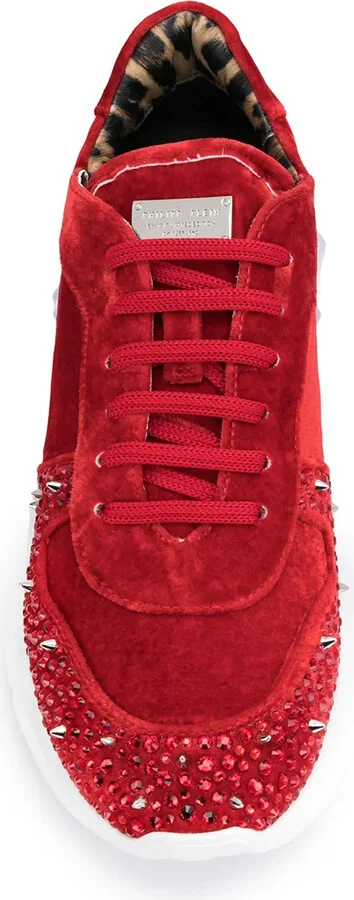 Velvet Studs low-top sneakers - Image 4