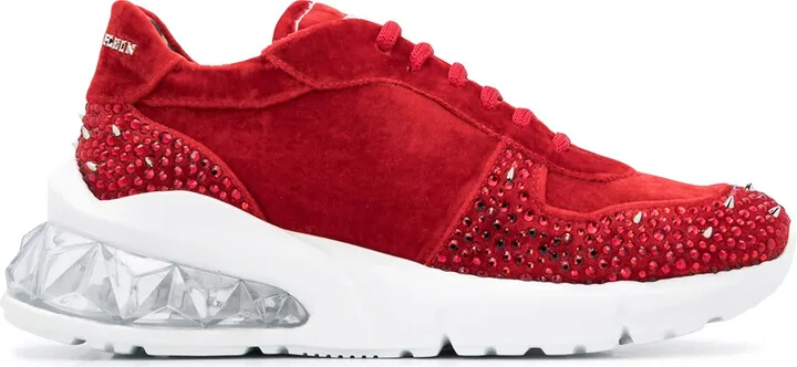 Velvet Studs low-top sneakers