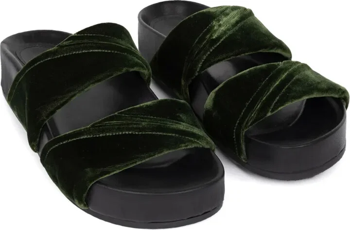 Velvet Twisted Sandals - Image 2