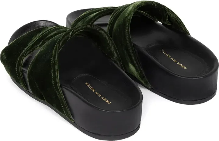 Velvet Twisted Sandals - Image 3