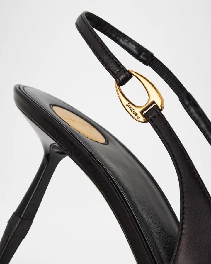 Vendome Leather Slingback Pumps - Image 2