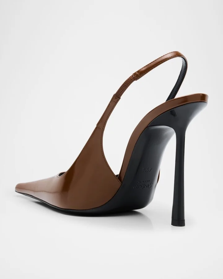 Vendome Leather Slingback Pumps - Image 2