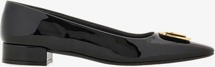 Venera 20 Vara Plate Pumps in Patent Leather