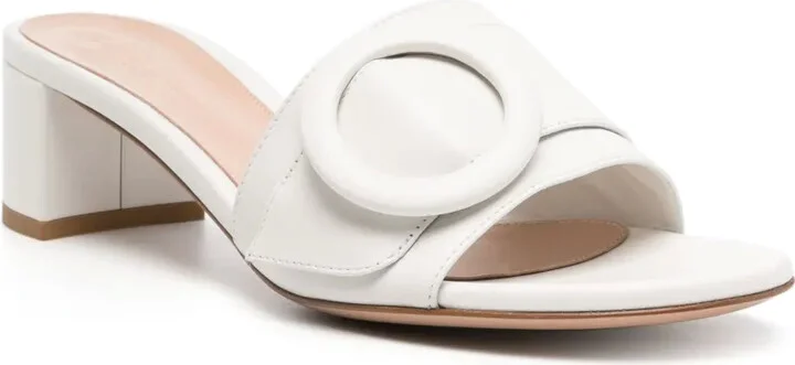 Venezia 45mm leather mules - Image 2