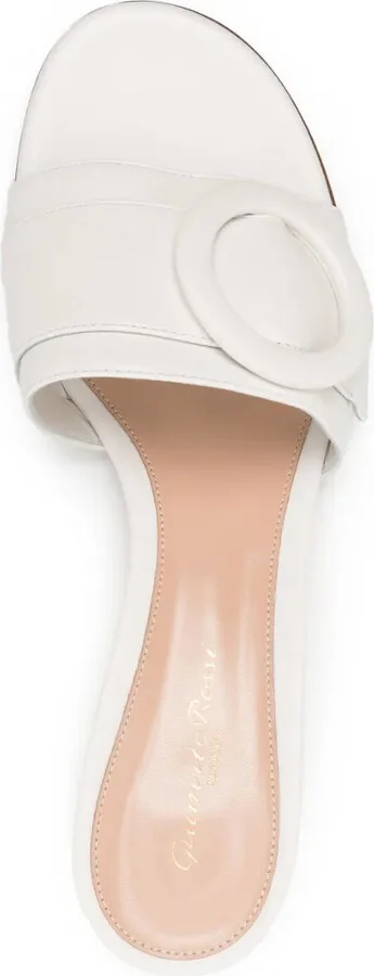 Venezia 45mm leather mules - Image 4