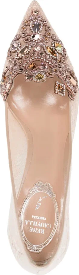 Veneziana 60mm lace pumps - Image 4