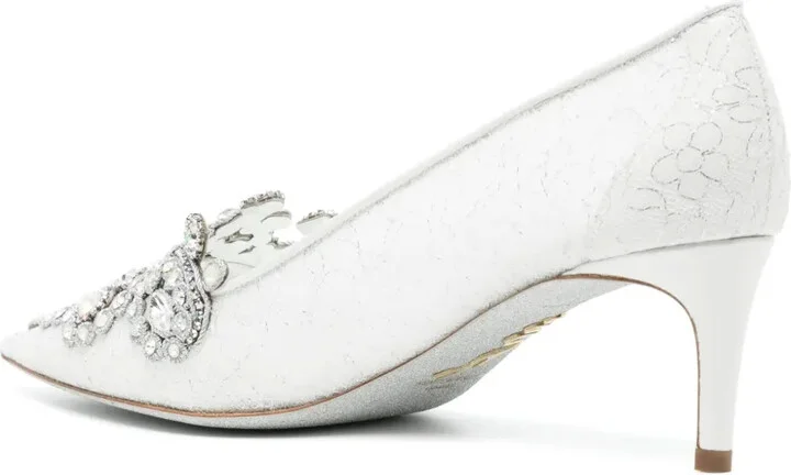 Veneziana 60mm lace pumps - Image 3