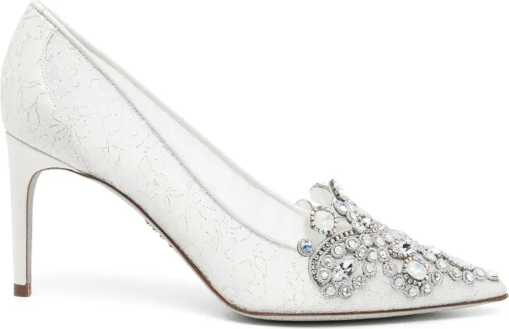 Veneziana 65mm crystal pumps