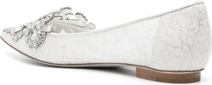 Veneziana crystal ballerina shoes - Image 3