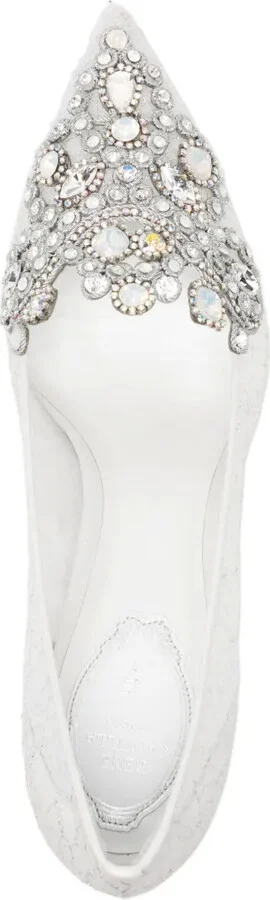 Veneziana crystal kitten-heel pumps - Image 4