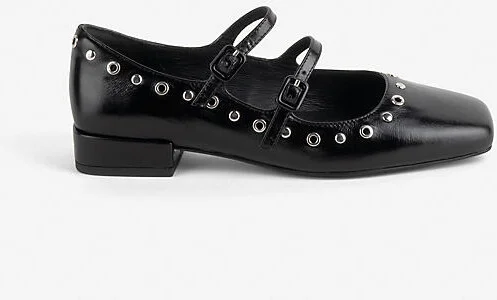 Venezuela Double-Strap Mary Jane Flats