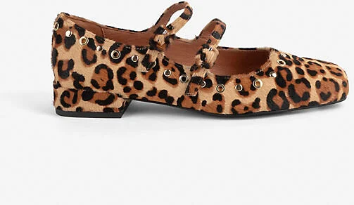 Venezuela Double-Strap Mary Jane Flats