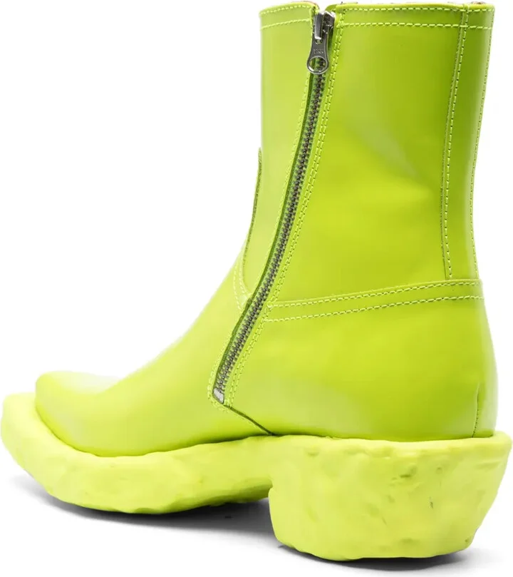 Venga chunky-sole leather boots - Image 3