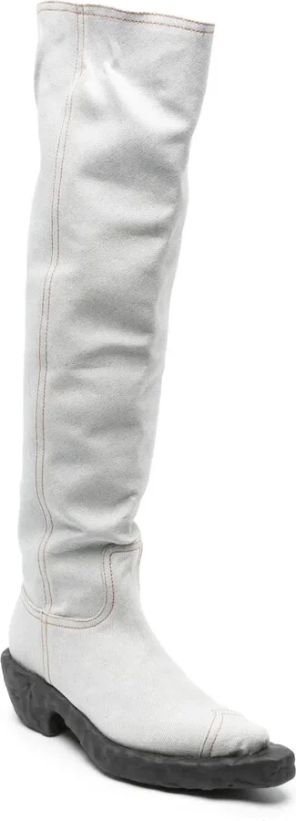 Venga denim knee-high boots - Image 2