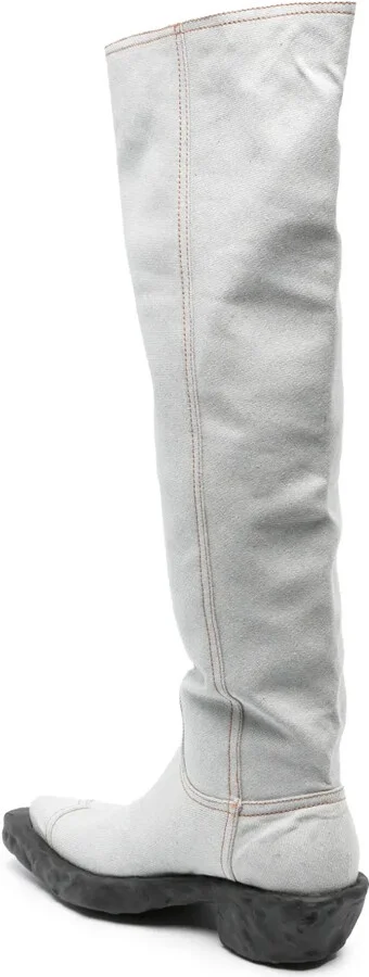 Venga denim knee-high boots - Image 3