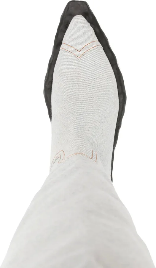 Venga denim knee-high boots - Image 4