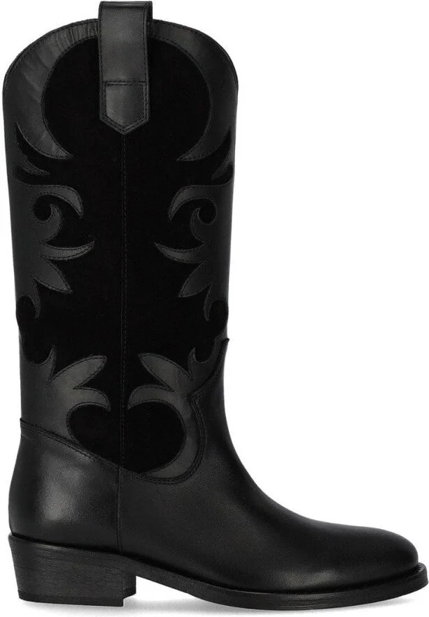 Venice Black Texan Boot