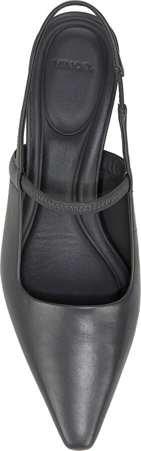 Venice Slingback Pointed Toe Kitten Heel Pump - Image 5