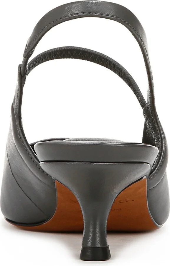 Venice Slingback Pointed Toe Kitten Heel Pump - Image 7