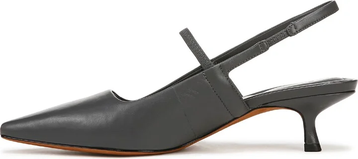 Venice Slingback Pointed Toe Kitten Heel Pump - Image 8