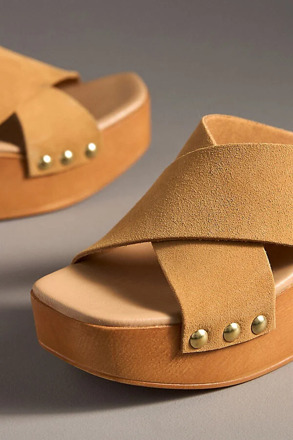 Venice Suede Open-Toe Platform Sandals - Image 3