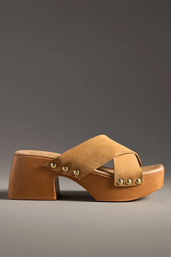 Venice Suede Open-Toe Platform Sandals