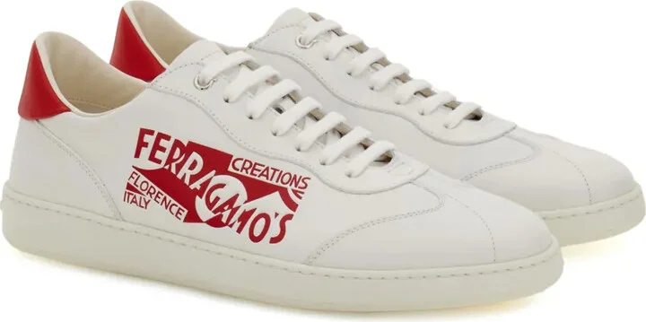 Venna-logo leather sneakers - Image 2