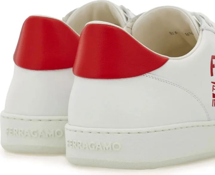 Venna-logo leather sneakers - Image 3