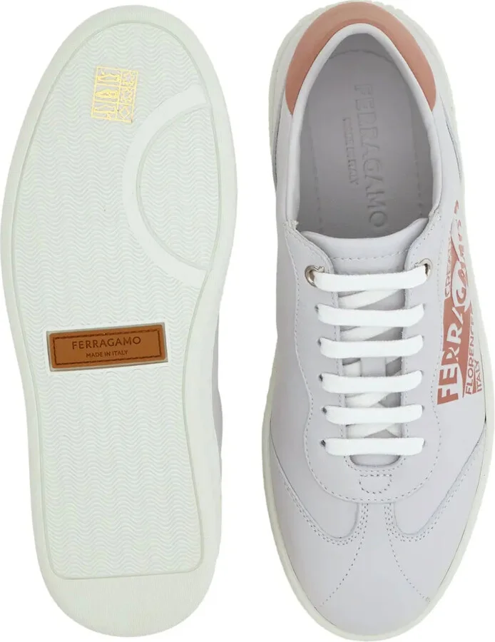 Venna-logo leather sneakers - Image 5