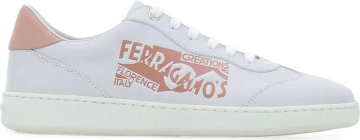 Venna-logo leather sneakers